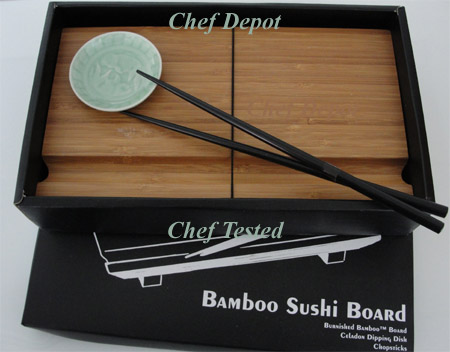 bamboo sushi board