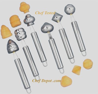 vegetable carving tools set in case