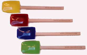 High Heat Colored Spoonula Spatulas