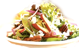 Mesclum Greens Salad with Pears