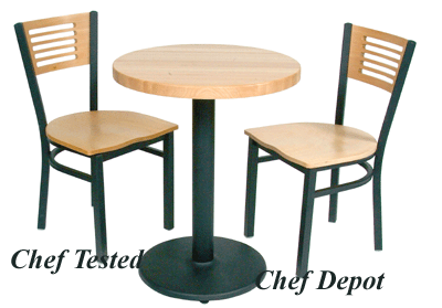 Cafe Chairs on Outlet  Restaurant Table Tops  Bistro Tables  Pub Tables  Bar Tables
