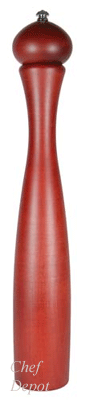 Tall Mahogany Pepper Mill