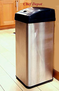 Stainless Steel touchless garbage can