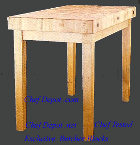 Butcher Block Table