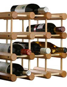 Hardwood Wine Rack