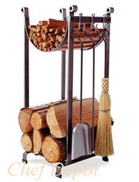 Iron Log Rack