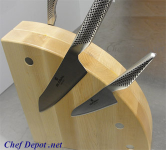 Wooden Designer Magnetic Wood Knife Block