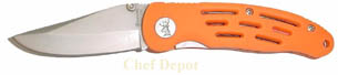 Blaze Orange Pocket knife