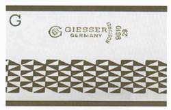 Giesser Etched Cheese Knife