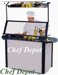 Chef Cooking Demonstaration Carts