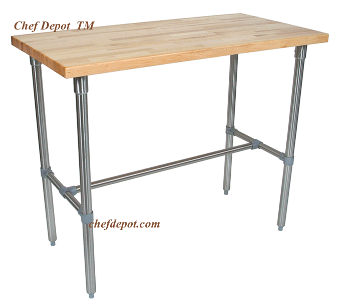 John Boos & Chef Depot Breakfast Bar Table