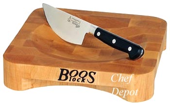 Rocking Knife with Mezzaluna Herb Bowl