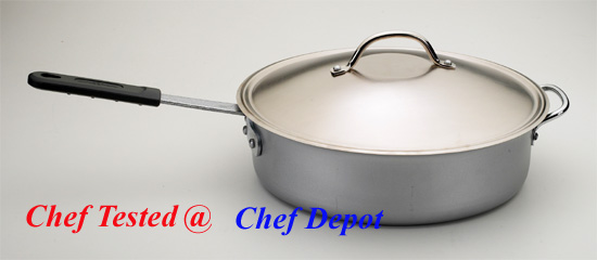 Heavy Duty Aluminum Fry Pan with cover