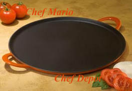 cast iron Pizza Pan & Griddle