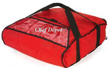 Heavy Duty Red Insulated Pizza Bag