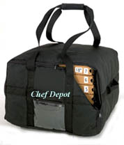 Heavy Duty Black Insulated Pizza Bag