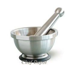 Metal Mortar & Pestle