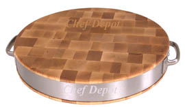 Chef Depot & John Boos Exclusive Round Chopping Block