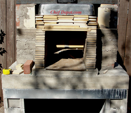 DIY Brick wood fired oven is eco friendly