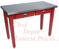 Cucina Milano Table in Barn Red