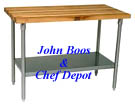 The Highest Quality Tables - John Boos - Made in the USA! Chef Depot gives you the Fastest Delivery & Lowest Prices!