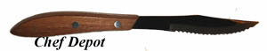 Wood Handle Steak Knife - picture may vary from actual steak knives