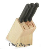 Solid Maple Steak Knife Block