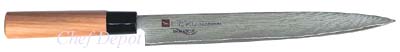 Haiku Damascus 10 in. blade Slicing knife