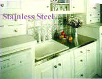 Kitchen Stainless Steel Counter Top