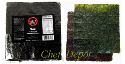 nori for making sushi rolls