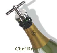 Champagne stopper - steel cork