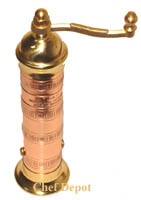 Copper & Brass Pepper Mill from Greece