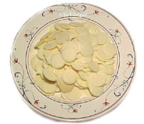 White Chocolate Pistelles