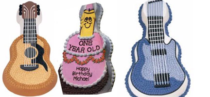 Guitar Cake pan