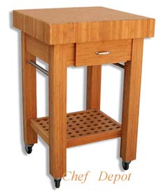 Chef Depot Bamboo Chopping Table
