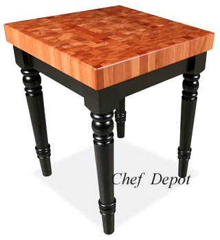 Chef Depot Lyptus Farm Block Table