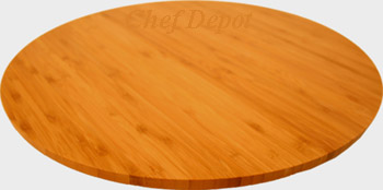 Bamboo Lazy Susan Serving Tray