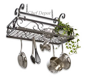 Basket Style Pot Rack