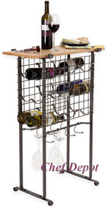 Iron Wine Rack
