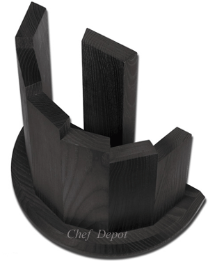 Black Magnet Knife Block