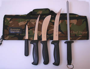 6 pc. Camo Butcher Set