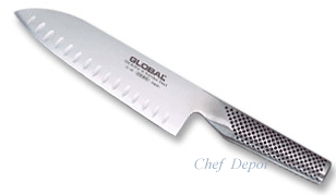 7 in. hollow ground Global Santoku