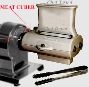 Cast Iron Meat Cuber and Fast Easy Meat Tenderizer