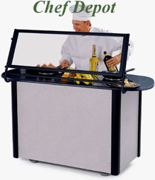Chef Cooking Demonstaration Carts