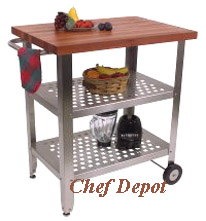 John Boos Cherry Cucina Avanti BBQ Cart